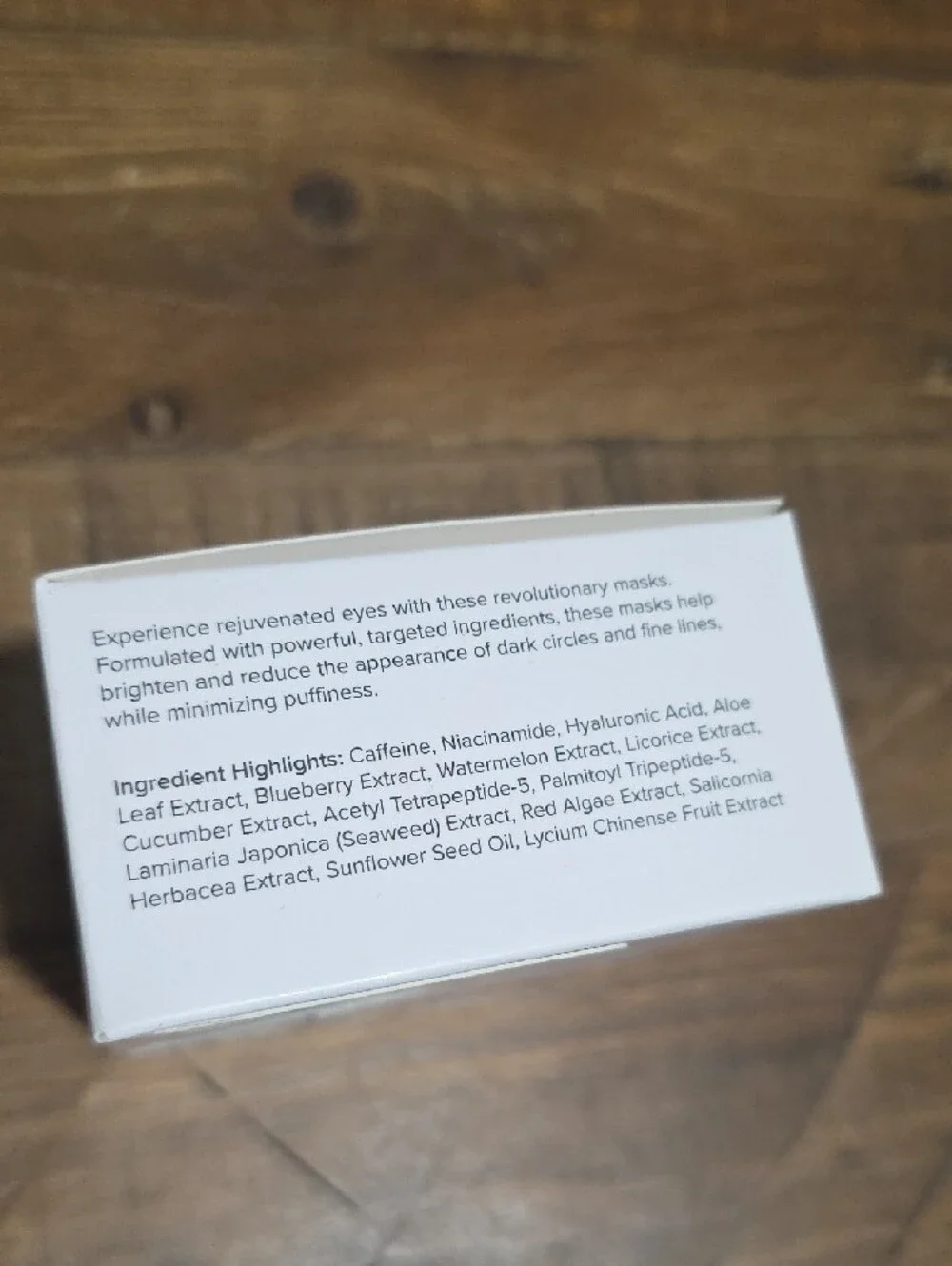 DRMTLGY Brightening Eye Masks--NEW IN BOX